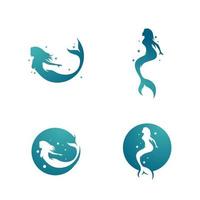 Mermaid vector illustration design