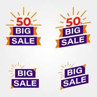 big sale badges collection. promotion badges vector