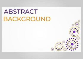 abstract orange and purple circle pattern background vector