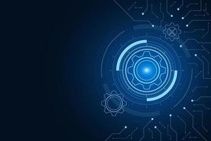 digital technology and engineering, digital telecoms concept, vector