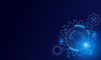 digital technology and engineering, digital telecoms concept, vector