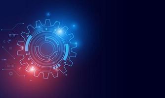 digital technology and engineering, digital telecoms concept, vector