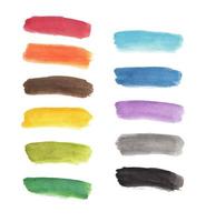 Grunge Paint stripe. Colorful brush strokes. vector