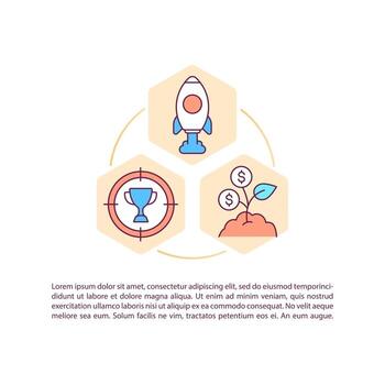 concept line icons with text vector