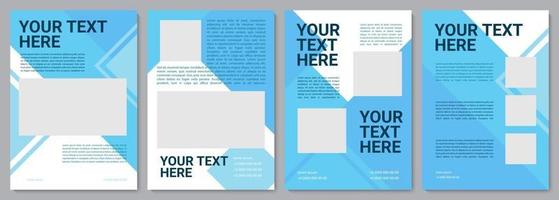 Product offering brochure template vector