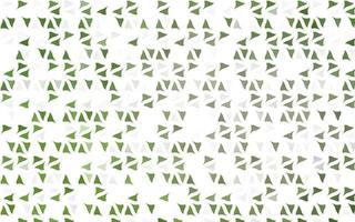 Light Green vector texture in triangular style.