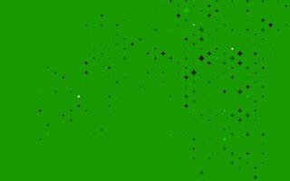 Light Green vector background with colored stars.