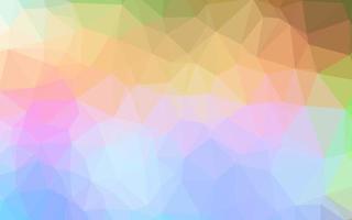 Fondo de mosaico abstracto de vector de arco iris multicolor claro.
