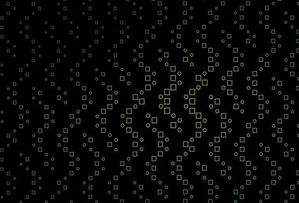 Dark Green, Yellow vector layout with rectangles, squares.