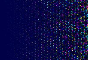 Dark Multicolor, Rainbow vector cover with spots.