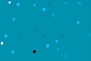 Light BLUE vector cover in polygonal style with circles.