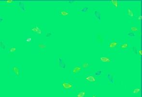 Light Green, Yellow vector sketch layout.