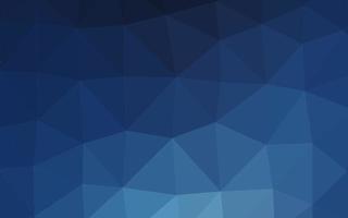 Dark BLUE vector abstract polygonal texture.