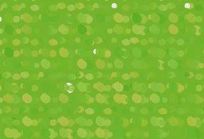 Light Green, Yellow vector background with bent lines.