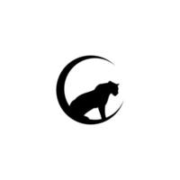 diseño de logotipo de tigre, ilustración de vector de diseño animal.
