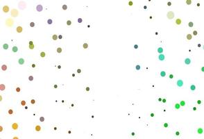 Light Multicolor, Rainbow vector pattern with spheres.