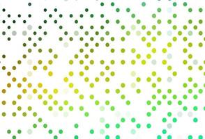 Light Green, Yellow vector layout with circle shapes.