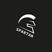 Ilustración de vector de diseño de plantilla de logotipo espartano foto