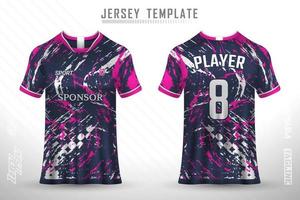 Sports jersey and t-shirt template sports jersey design vector mockup.