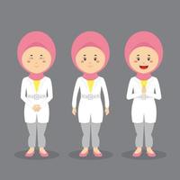 People Character with Various Expression vector