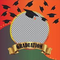 graduation twibbon congratulations on graduation vector