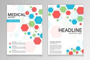 Vector brochure, flyer, magazine cover poster template.