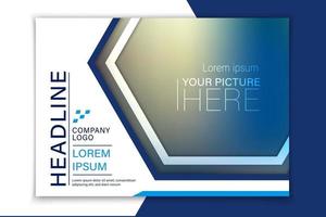 Vector brochure, flyer, magazine cover poster template.