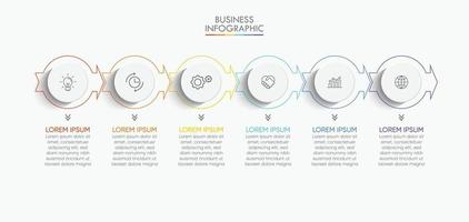 Plantilla de fondo de infografía de visualización de datos comerciales vector