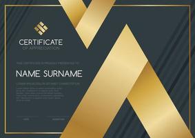 Multipurpose certificate of appreciation template vector