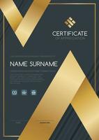 Multipurpose certificate of appreciation template vector