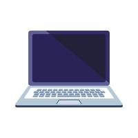 Isolated digital laptop vector design