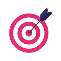 Isolated target icon vector design