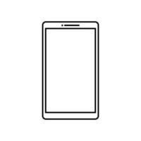 Isolated digital smartphone vector design