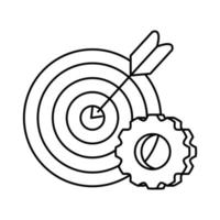 Isolated target and gear vector design