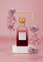 Vector perfume haute couture illustration photo