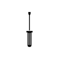 Isolated construction screwdriver vector design