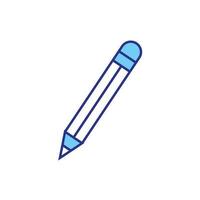 Isolated pencil tool vector design