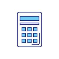 Isolated calculator icon vector design