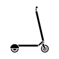 Diseño vectorial de icono de scooter aislado vector