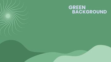 Abstract green background nature concept vector