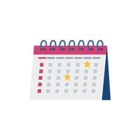 calendario recordatorio fecha icono aislado vector