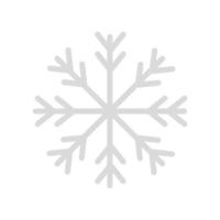 snowflake christmas decoration isolated icon vector