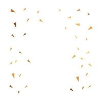 background of party confetti golden isolated icon vector