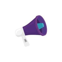 megaphone sound speaker isolated icon vector