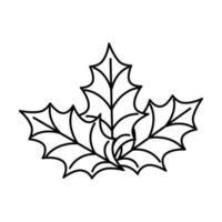 leaf nature ecology line style icon vector