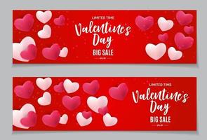 Valentine's Day Love and Feelings Sale Background Design. vector