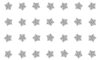 black and white stars set pattern free vector