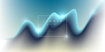 Abstract liquid dynamic wave background. Modern background design. vector