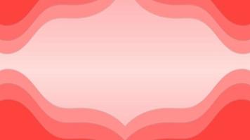 Red gradient papercut background pastel red colors with shiny effect vector