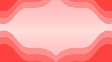 Red gradient papercut background pastel red colors with shiny effect vector